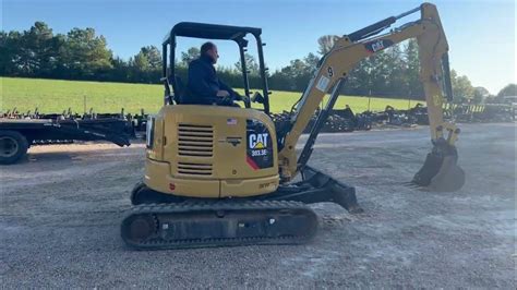 2019 Caterpillar 3035e2 Cr Mini Excavator Youtube