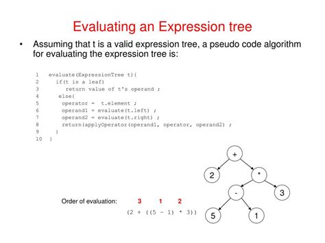 Ppt Expression Trees Powerpoint Presentation Free Download Id 393772