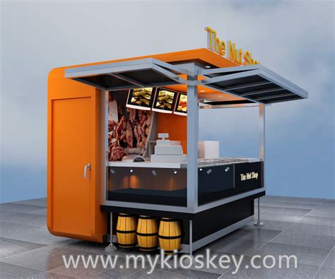 Factory Design Outdoor Mobile Fast Food Kiosk For Sale