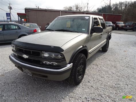 2001 Light Pewter Metallic Chevrolet S10 Ls Crew Cab 4x4 99632151 Photo 5 Car