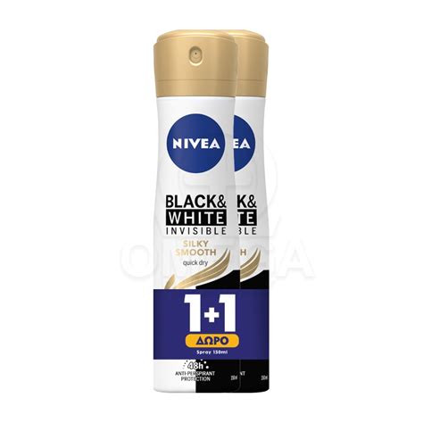 NIVEA Promo Black White Invisible Silky Smooth 48h Γυναικείο