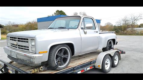 1985 Chevy C10 LS Powered Shortbed Stepside YouTube