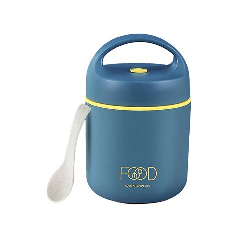 BNNG Portable Insulated Lunch Container Insulated Food Jar For Hot Food Thermos Vacuum Double