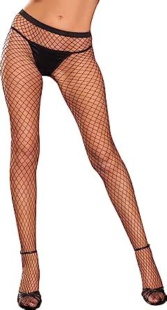 Amazon Seven Til Midnight Women S Diamond Fishnet Pantyhose Black