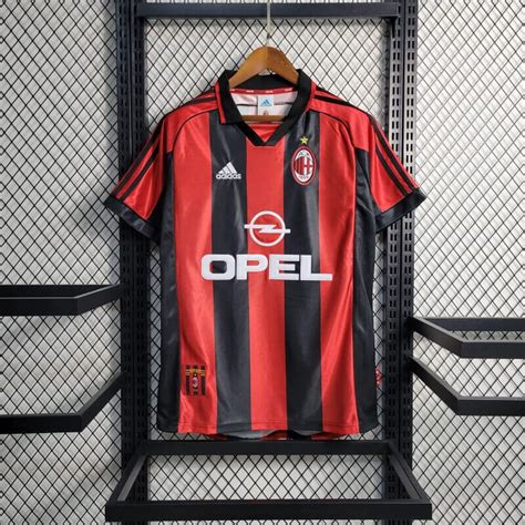 AC Milan 98/99 Home Retro Jersey - Zorrojersey- Professional Custom ...