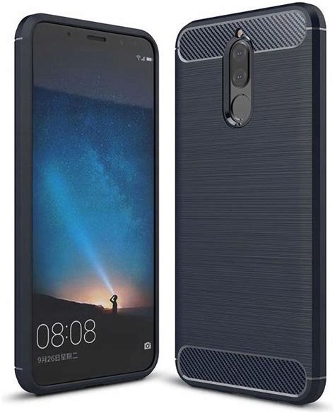 Pskom Etui Pancerne Carbon Do Huawei Mate 10 Lite Szkło Etui na