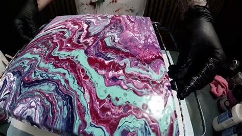 Acrylic Puddle Pouring For Beginners Dirty Pour Fluid Painting With