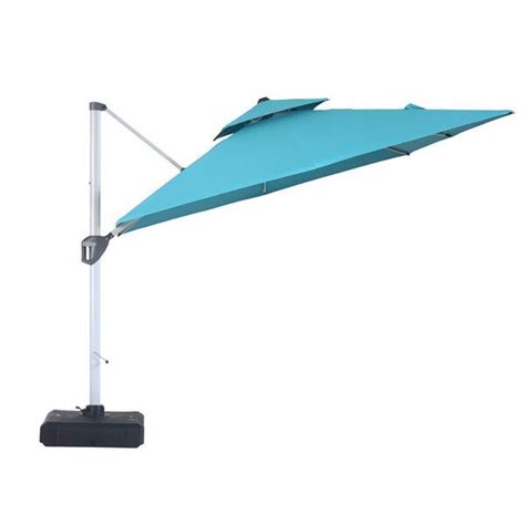 Mondawe Ft Square Aluminum Cantilever Patio Umbrella Degree