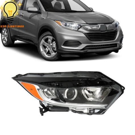 Right Passenger Side For 2019 2021 Honda HRV HR V Headlight Halogen W