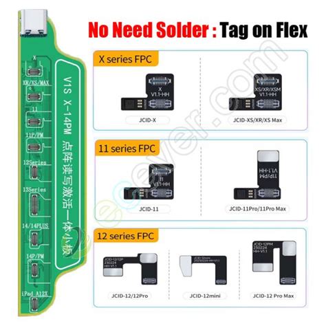 No Need Solder Weld JC Face ID Dot Projector Tag On Flex Cable For