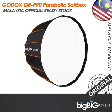 Godox Quick Release Parabolic Softbox Qr P P With Bowens Mount