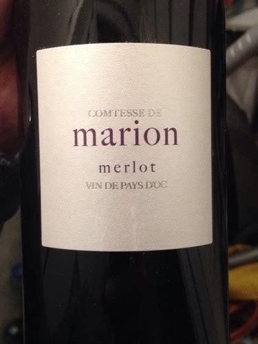 Domaine Preignes Le Vieux Maison Robert Vic Comtesse De Marion Merlot