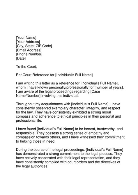 Court Reference Letter Forms Docs 2023