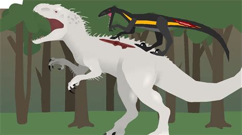 Indominus Rex Vs Indoraptor Stick Nodes Animation Youtube