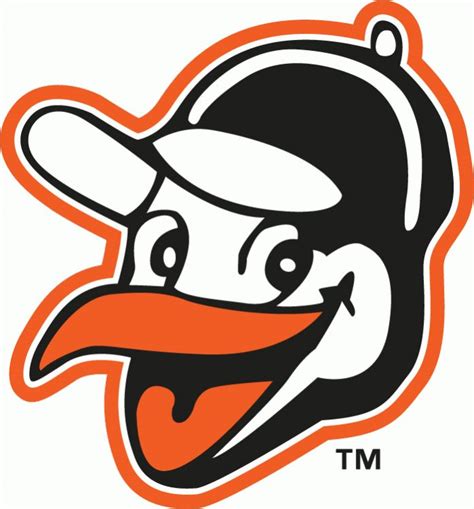 Baltimore Orioles Alternate Logo Smiling Oriole With Baseball