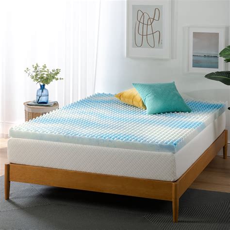 Zinus 3 Swirl Gel Cooling Memory Foam Mattress Topper Full Walmart