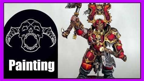 Painting Bloodwarrior Khorne Bloodbound YouTube