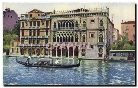 Carte Postale Ancienne Italie Italia Venezia Maison D Oi Manuskript