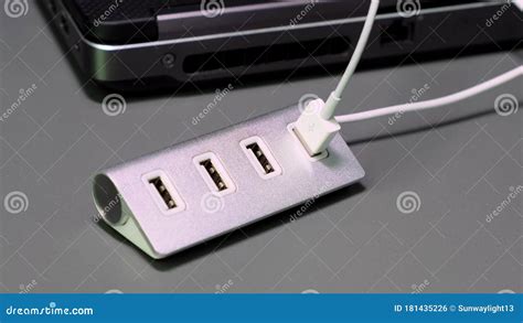 USB Connector with Many Cable is Included on Table. Stock Photo - Image ...