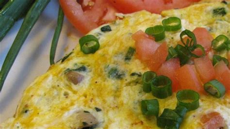 Spinach Mushroom Omelet Recipe