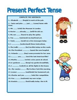 Present Perfect Tense By Asma Chihab Tpt