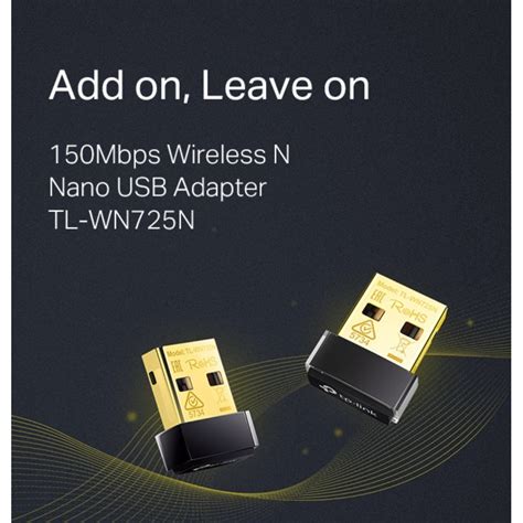 Hot Sales TPLink TL WN725N 150Mbps Wireless N Nano USB Adapter