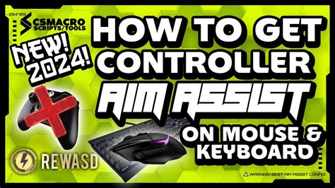 How To Setup Rewasd Aim Assist For Mw Warzone Youtube