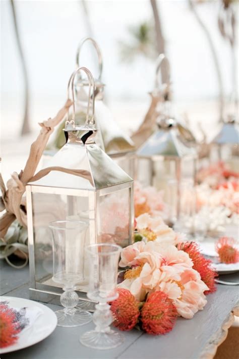 Picture Of Amazing Beach Wedding Centerpieces