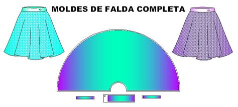 Moldes De Faldas Circulares Amplias Para Dama Moldes De Ropa Y