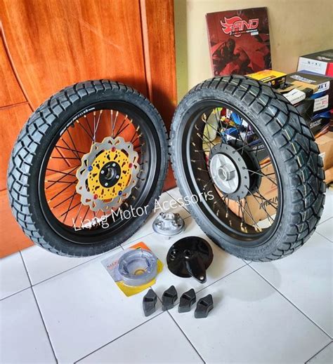 Jual Sepaket Velg X Ring Tromol Set Jari Plus Ban Paketan