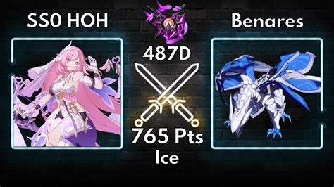 HI3 SEA EX Abyss Nirvana 487D Ice Benares 765 Pts SS0 HOH SSS JK