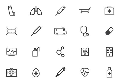 Free Medical Icon Vector Pack Vector Art At Vecteezy