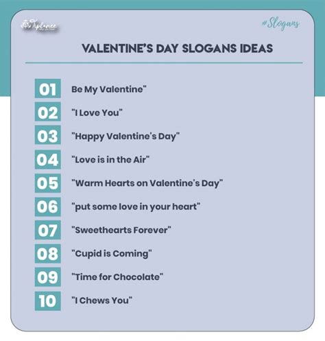 Popular Valentines Day Slogans Ideas Taglines Tiplance