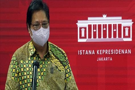 Menko Perekonomian Airlangga Tren Kasus Luar Jawa Bali Terus Menurun