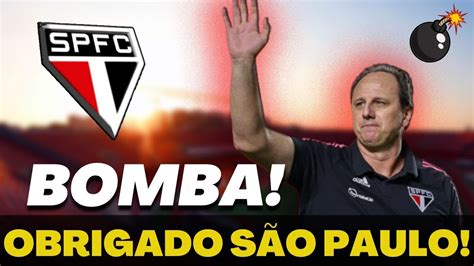 BOMBA NINGUÉM ESPERAVA ISSO ÚLTIMAS NOTÍCIAS DO SÃO PAULO FC YouTube