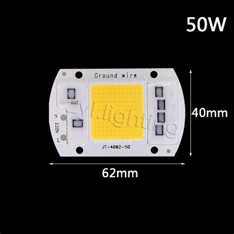 Luce A Led Chip Cob V Calda Fredda Integrato W W W W