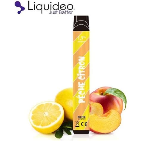 Liquideo Wpuff Pêche Citron 1 7 AMAVAPE Cdiscount Au quotidien