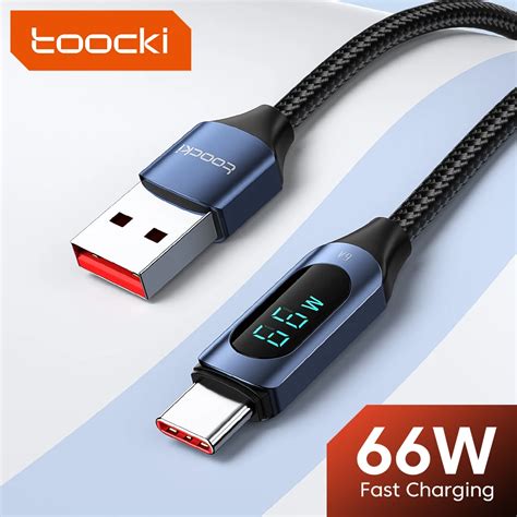 Toocki A Kabel Usb C Pd W Wy Wietlacz Cyfrowy Typ C Szybkie