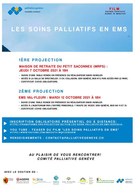 6 Octobre 2021 Journée Cantonale Des Soins Palliatifs Fegems