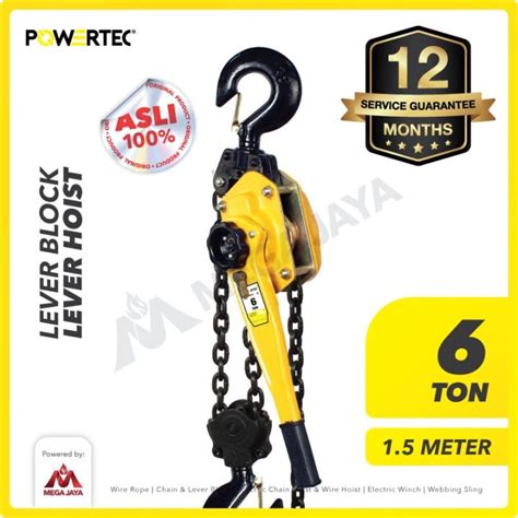 Lever Block Lever Hoist Ton X Meter Powertec Lazada Indonesia