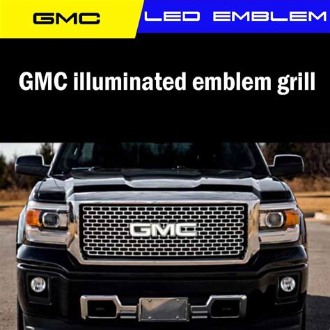 Gmc Light Up Emblem Illuminated Logo Addcarlights