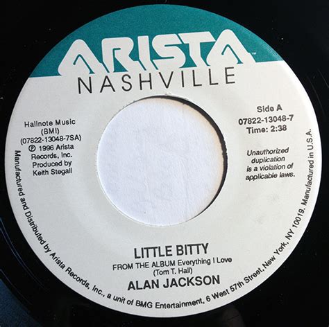 Alan Jackson - Little Bitty | Releases | Discogs