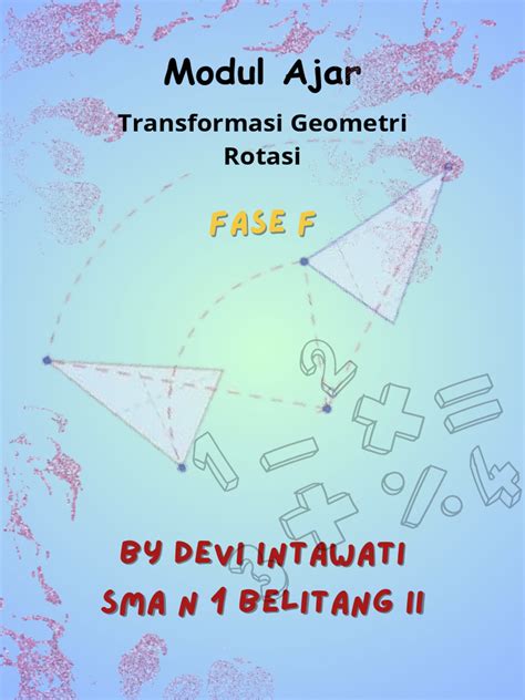 Modul Ajar Transformasi Geometri Rotasi Pdf