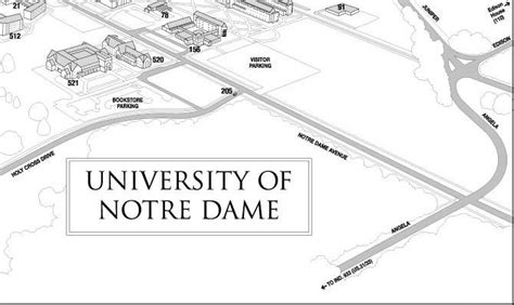 Notre Dame College Campus Map Map