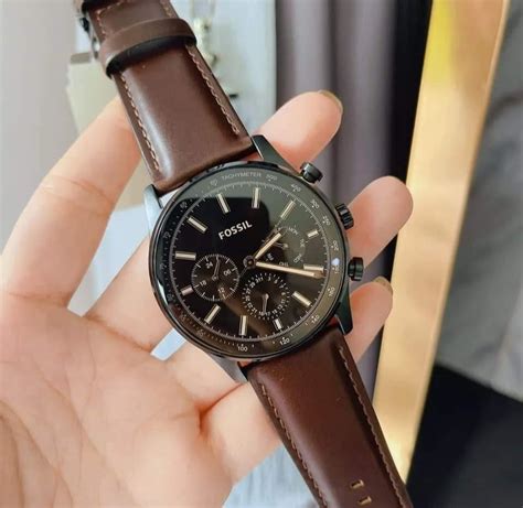 Original Fossil Brown Leather Watch Sullivan Men S Fashion Watches