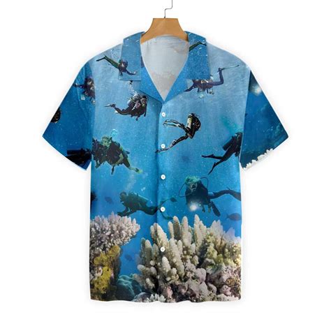 Under The Sea Scuba Diving Hawaiian Hawaii Shirt The Happy Wood