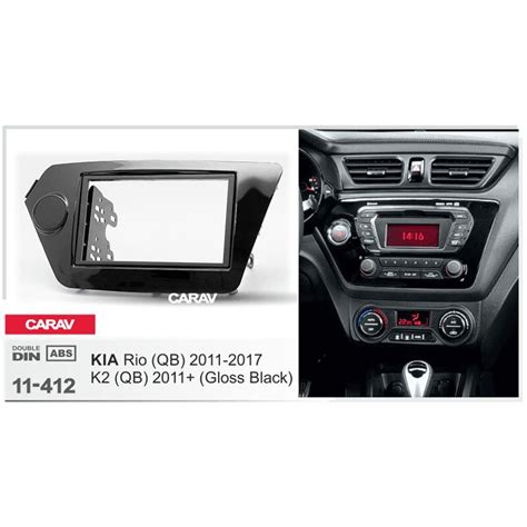 Carav Calidad Superior Radio Fascia Para Kia Rio Qb K Qb