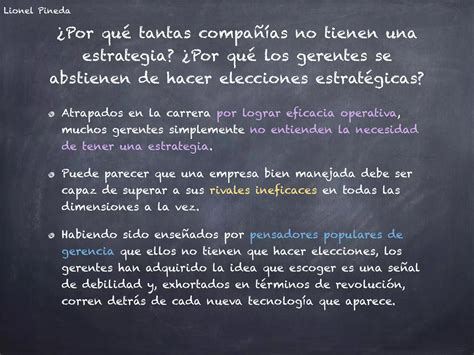 Qué es estrategia diferencia entre eficacia y estrategia PPT