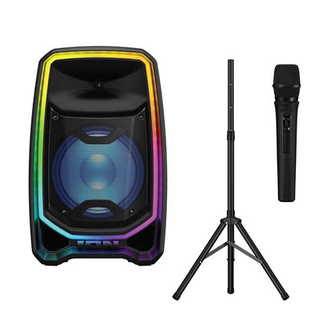 Speaker System With Wireless Microphone Total Pa Freedom Ion Audio