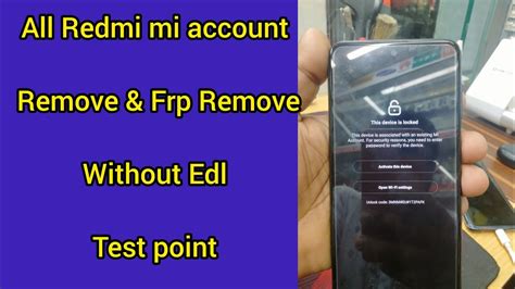 Redmi Note 10 Pro Mi Account Bypass Relock Fix No Edl No Back